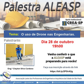 Palestra - O Uso de Drone nas Engenharias